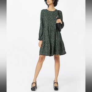 ONLY brand tiered long sleeve mini dress